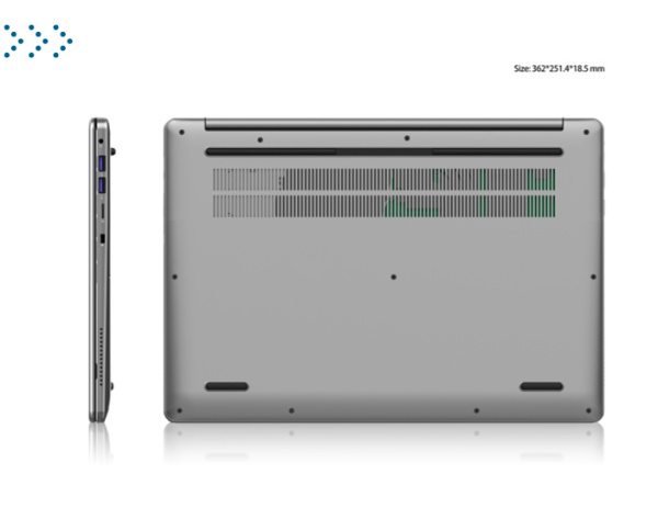 Ноутбук Ninkear A15 Pro (16", QHD 2.5K 2560*1600 120Hz, AMD R5 7430U, 16Gb DDR4, 1Tb SSD, WiFi6, BT 5.2, Win11 Pro)