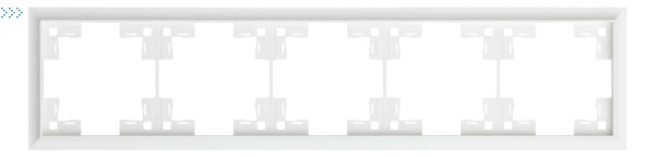 Пятиместная рамка классик, белый матовый (35950 MW) Пятиместная рамка классик, белый матовый (35950 MW)