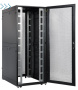 Шкаф серверный ПРОФ напольный 42U (800x1200) дверь перфор., задние двойные перфор., черный, в сборе