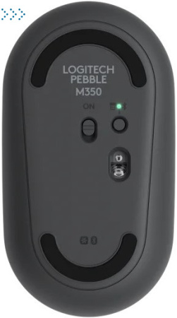 Мышь Logitech Pebble Mouse 2 M350s (графитовый)