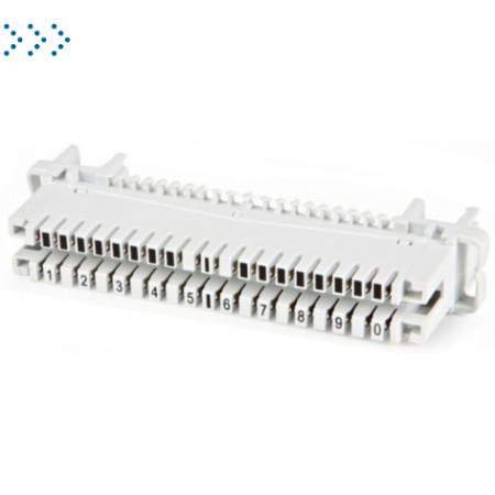 Плинт размыкаемый LSA Profil, Eco, 10 пар, маркировка от 0 до 9