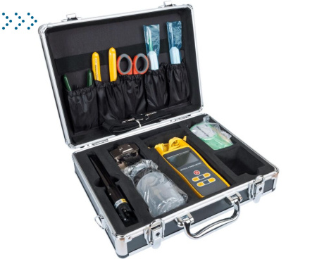 Набор инструментов для работы с волокнами оптического кабеля