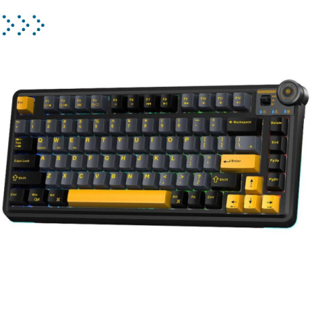 Клавиатуры AULA F108 Gray-Orange-Deep Gray