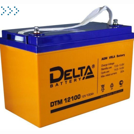 Аккумуляторная батарея DTM 12100 L Delta