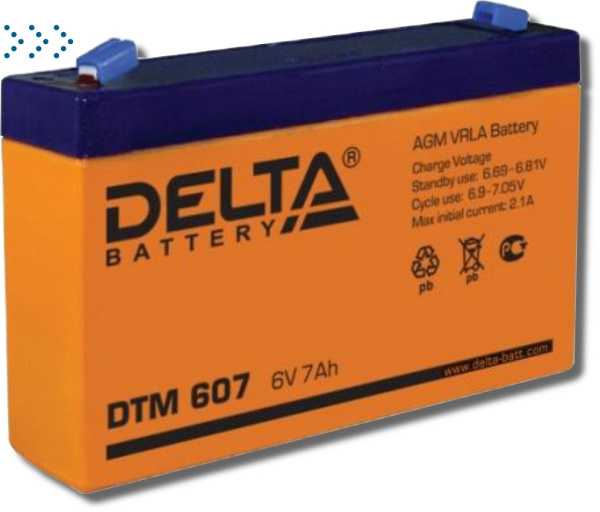 Аккумуляторная батарея DTM 607 Delta