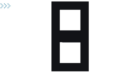 Двойная рамка, черный