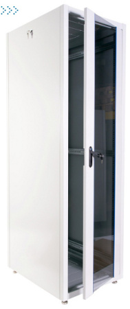 Шкаф телекоммуникационный напольный ЭКОНОМ 48U (600 × 1000) дверь стекло, дверь металл