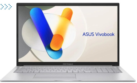 ASUS Vivobook 17/ X1704VA-AU482/ i5-1335U/ 17.3 FHD IPS AG/ Iris X/ 16Gb/ 512Gb/ DOS/ noODD/ Cool Silver ноутбук
