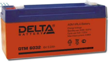 Аккумуляторная батарея DTM 6032 Delta