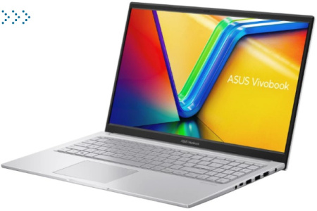 ASUS Vivobook 15/ X1504VA-BQ1076/ i7-1355U/ 15.6 FHD IPS AG 16:9/ Iris Xe/ 16GB/ 512GB/ DOS/ noODD/ Cool Silver ноутбук