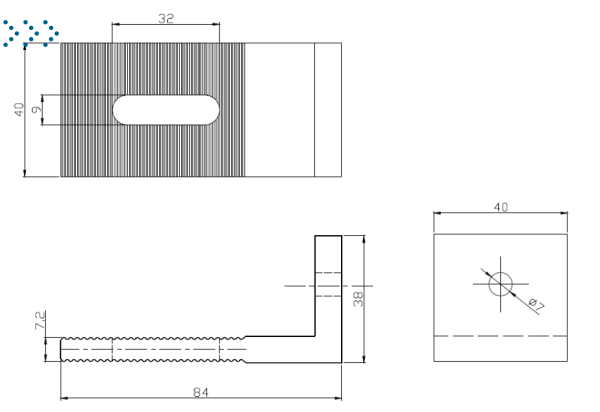 Крепление L-образное универсальное для монтажа ФЭМ