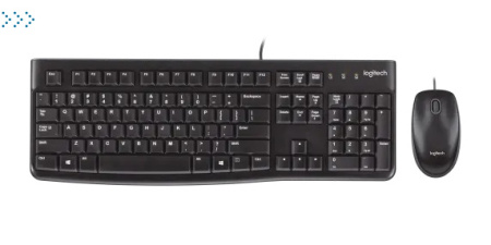 Набор (Клавиатура+мышь)  Logitech Desktop MK120