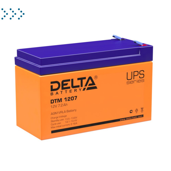 Аккумуляторная батарея DTM 1207 Delta