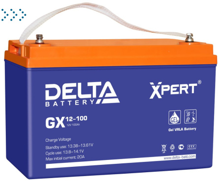 Аккумуляторная батарея GX 12-100 Delta