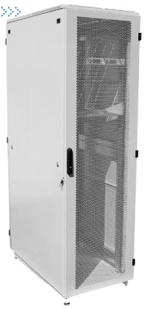 Шкаф телекоммуникационный напольный 36U (600 × 1000) дверь перфорированная