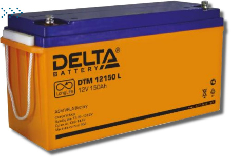 Аккумуляторная батарея DTM 12150 L Delta