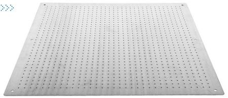 Панель монтажная перфорированная 750 × 450 для шкафов EMW высота/ширина 800 и 500 мм