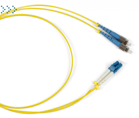 Патч-корд оптический TWT, PVC, дуплексный, FC/APC-FC/APC, SM OS2, 5.0 м