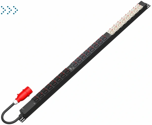 Блок распределения питания SMARTWATT PDU P-series 0U-B-3P16A-SMB-24C13-24C39-UL-3M-IEC309 Блок распределения питания SMARTWATT PDU P-series 0U-B-3P16A-SMB-24C13-24C39-UL-3M-IEC309