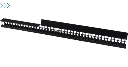 Органайзер 42U глубиной 149 мм, для шкафов LANMASTER DCS шириной 800 мм, 2 шт. в компл., черный