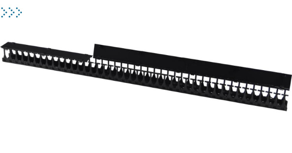 Органайзер 42U глубиной 149 мм, для шкафов LANMASTER DCS шириной 800 мм, 2 шт. в компл., черный