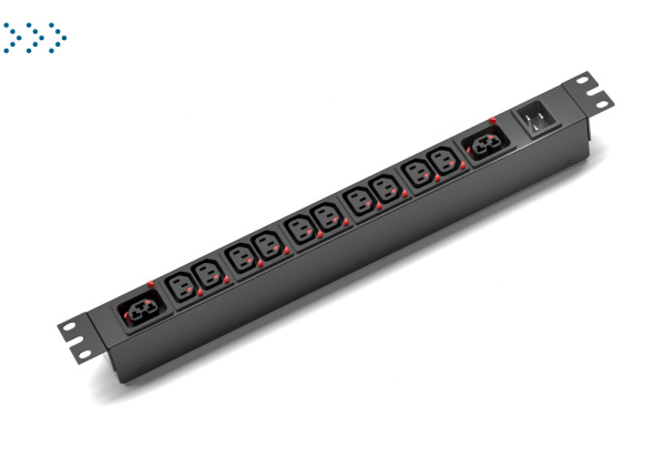 Блок распределения питания SMARTWATT PDU P-series 1U-B-1P16A-SMB-10C13-2C39-UL-2M-IEC320 Блок распределения питания SMARTWATT PDU P-series 1U-B-1P16A-SMB-10C13-2C39-UL-2M-IEC320