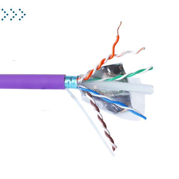 Кабель LANMASTER U/UTP, 4 пары, Кат. 6A, с матричным экраном, с перегородкой, LSZH, нг(A)-HF, 305 м