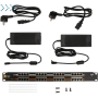 Панель POE 19", 16 портов, с двумя блоками питания 48V, 120W