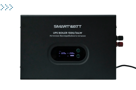 ИБП для котла отопления SMARTWATT UPS BOILER 1500/24LW ИБП для котла отопления SMARTWATT UPS BOILER 1500/24LW