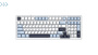 Клавиатуры AULA F99 White-Blue-Dark Purple Light Green Switches
