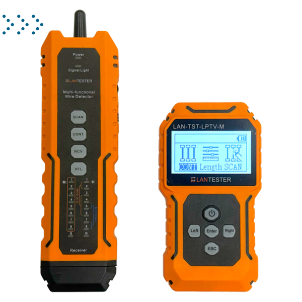 Кабельный тестер с измерением длины, трассировкой кабельных линий и определением POE, монохромный
