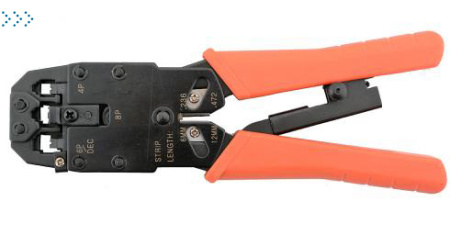 Обжимной инструмент 6P, 8P, с храповым механизмом