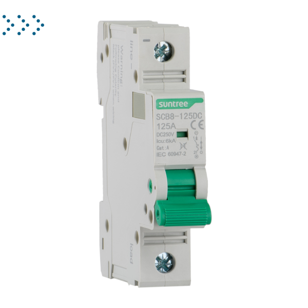 Автоматический выключатель постоянного тока SCB8-125 1П 250В