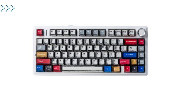 Клавиатуры AULA F75 Comic Keycap Light Green Switches