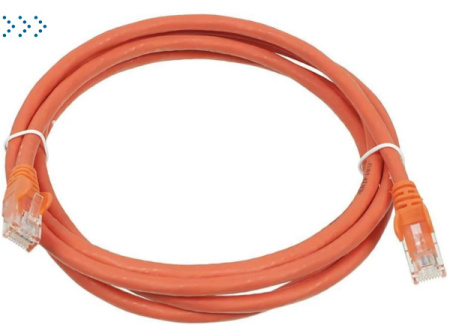 Патч-корд LANMASTER LSZH UTP кат.5e, 2.0 м, оранжевый
