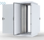 Шкаф уличный всепогодный напольный 24U (Ш1000хГ900) с электроотсеком, три двери