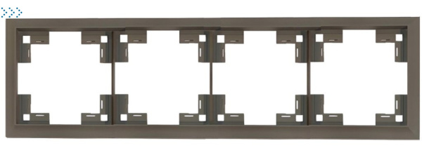 Четырехместная рамка классик, капучино (35940 CP) Четырехместная рамка классик, капучино (35940 CP)