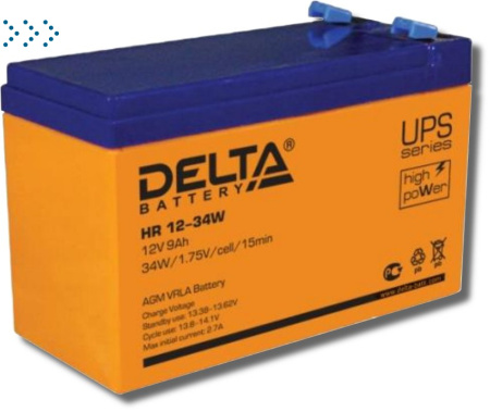 Аккумуляторная батарея HR 12-34 W Delta