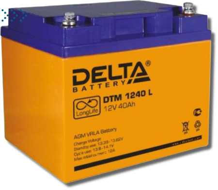 Аккумуляторная батарея DTM 1240 L Delta