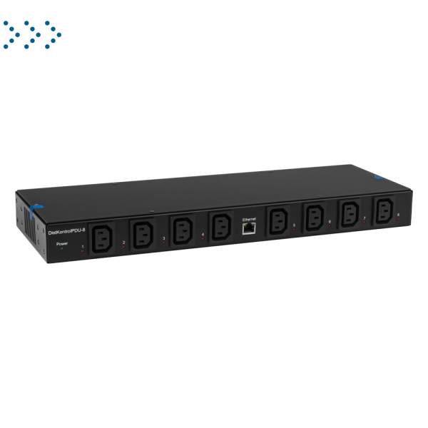 Управляемый блок распределения питания DistKontrolPDU-8 (1U)