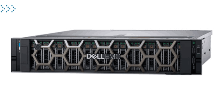 Сервер Dell PowerEdge в комплектации: R550 (8 x 3.5″ HDD/SSD) 2U /  H745 4Gb  / iDRAC 9 Enterprise / 2x1Gb  / LCD Bezel / 2x800W / Sliding Rails