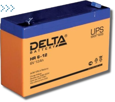 Аккумуляторная батарея HR 6-12 Delta