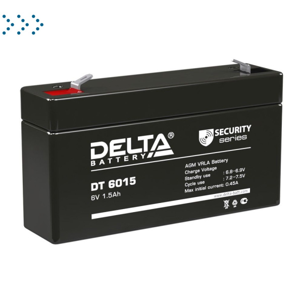 Аккумуляторная батарея DT 6015 Delta Аккумуляторная батарея DT 6015 Delta