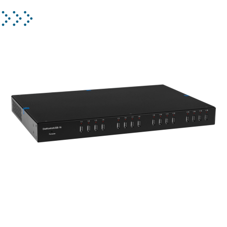 Управляемый USB over IP концентратор на 16 портов USB