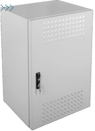 Шкаф уличный всепогодный настенный укомпл. 15U (Ш600 × Г500), нерж. сталь, комплектация Т1-IP54
