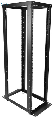 Стойка телекоммуникационная серверная 42U, глубина 1000 мм, цвет черный