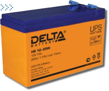 Аккумуляторная батарея HR 12-28 W Delta