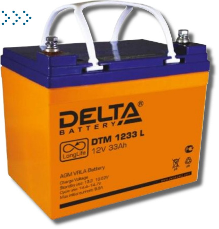 Аккумуляторная батарея DTM 1233 L Delta