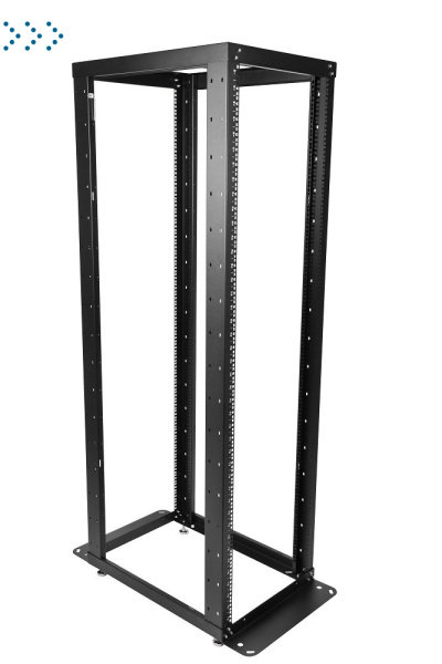 Стойка телекоммуникационная серверная 45U, глубина 1000 мм, цвет черный Стойка телекоммуникационная серверная 45U, глубина 1000 мм, цвет черный
