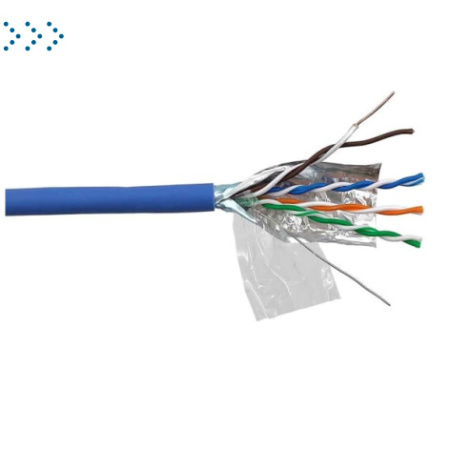 Кабель LANMASTER FTP 4 пары, кат. 5Е, 200Mhz, LSZH, синий, 305 м